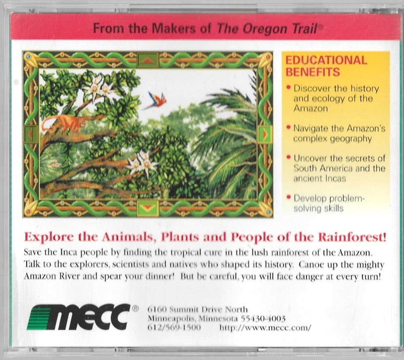 MECC The Amazon Trail Science & History CD Windows 95 Macintosh gallery