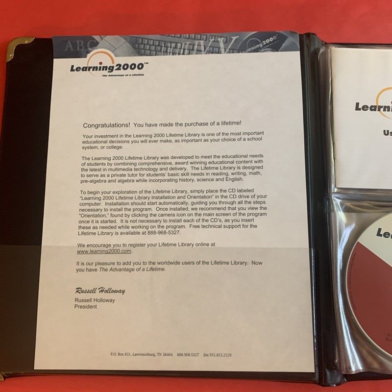 Learning 2000 / the Advantage of a Lifetime Math Algebra Reading Writing 47 CDs gallery