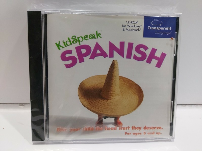 KidSpeak Spanish Transparent Language CD-ROM ages 5 and up