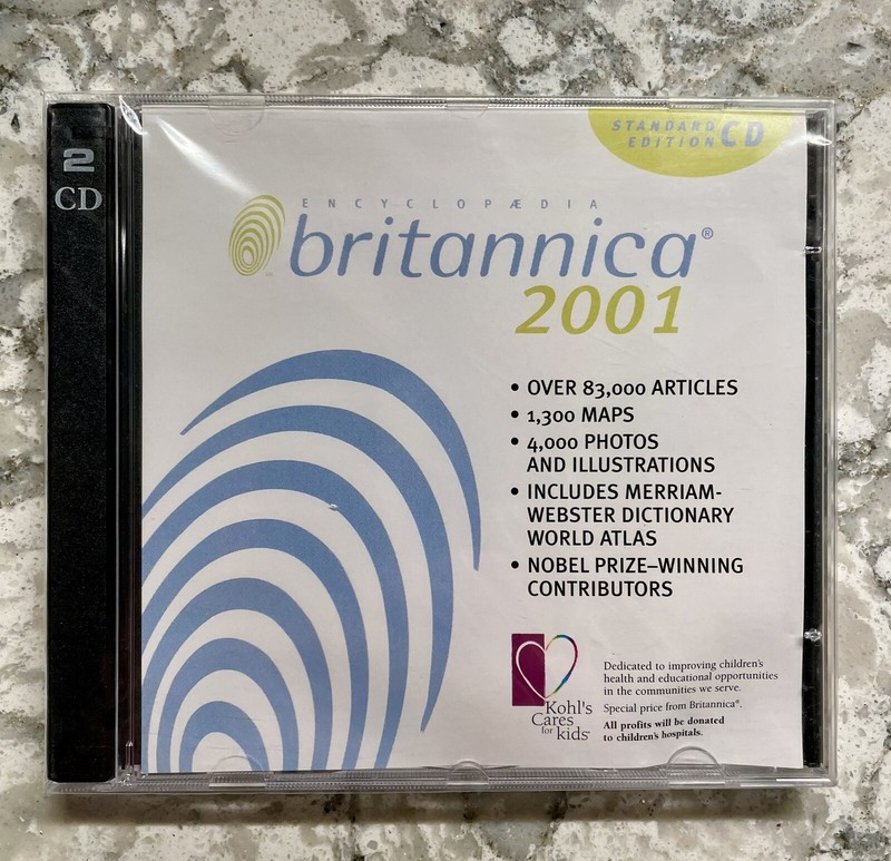 Encyclopedia Britannica 2001 Deluxe for PC, Mac