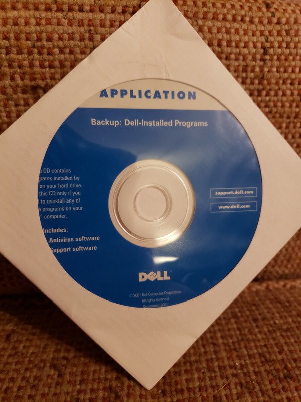 Dell Dimension Utilities and Drivers 5 CDs 2001 Anti-virus, Roxio, ResourceCD gallery