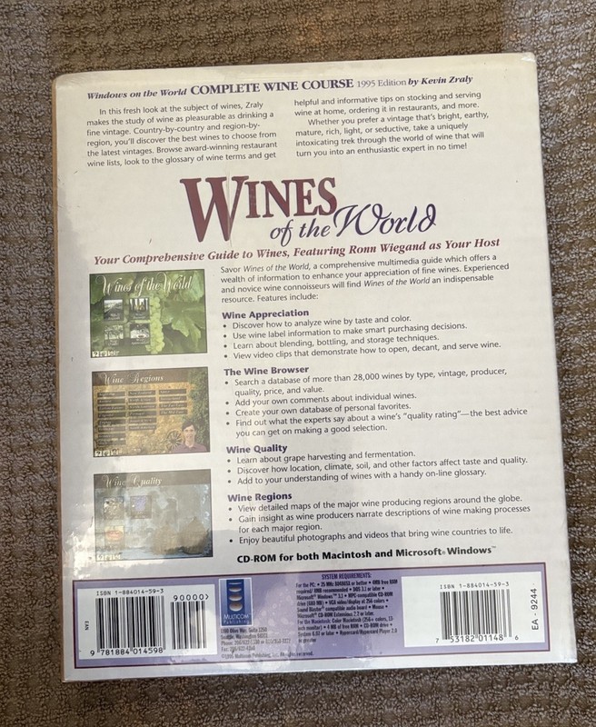 Multicom Publishing Wines of the World Book & CD-ROM, Arts & Culture gallery