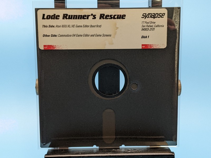 Lode Runner’s Rescue 5.25 Floppy Commodore 64/128 Atari 800/XL/XE: (DISK 1 ONLY)