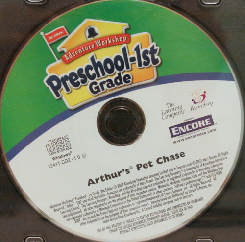 Preschool-1st Grade, 4 CD-ROMs: Reader Rabbit, Arthur, Blue's Clues, Dr. Seuss gallery