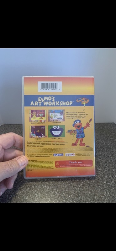 Elmo’s Art Workshop Sesame Street PC Software Education: New SealedWindows & Mac gallery