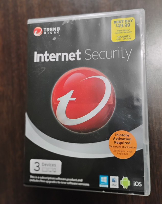 Trend Micro Internet Security PC Tune Up Windows 8 Mac iOS 3 Devices Protected