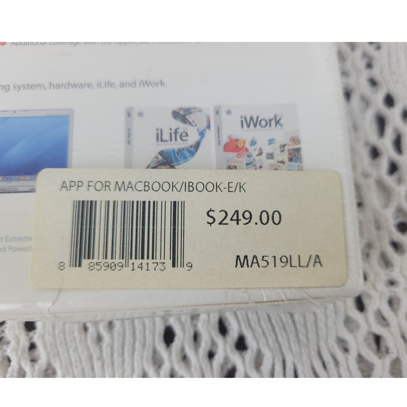 Apple Care Protection for Macbook / IBook MA519LL/A NEW SEALED PACKAGING gallery