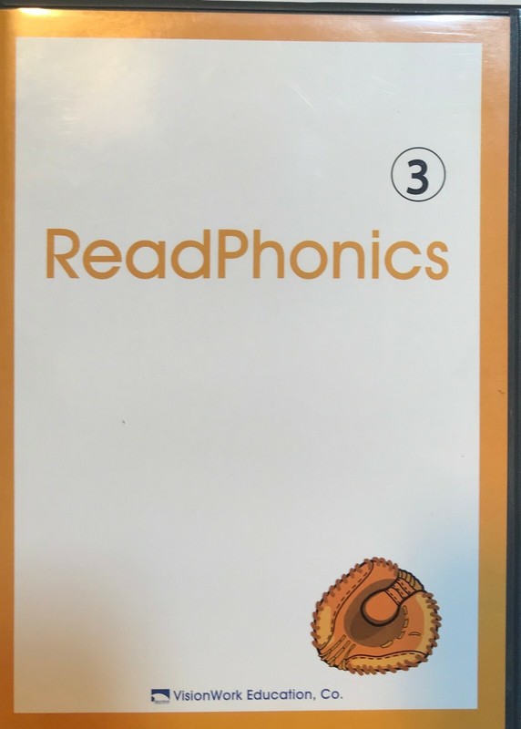 ReadPhonics 3 – VisionWork Education Software Windows (CD-Rom 4 Disc Set) *V.G.*
