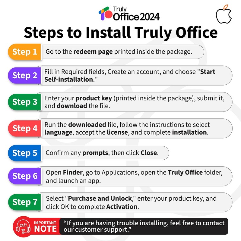 TrulyOffice 2024 Family License for Mac | 4 in 1 All Access TrulyOffice Suite... gallery