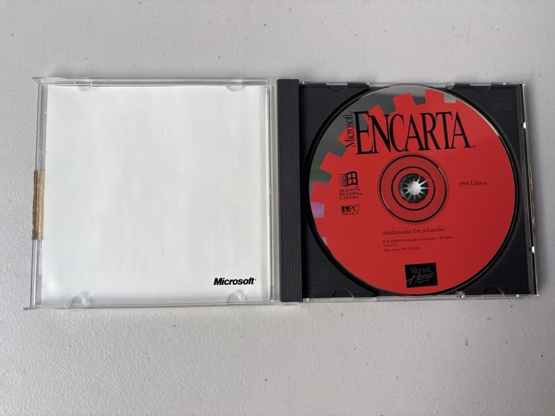Microsoft Encarta 1994 PC Windows - Near Mint Disc! gallery