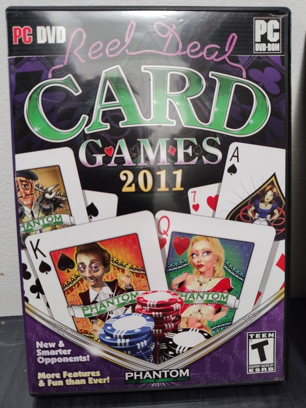 Phantom Reel Deal Card Games 2011 PC DVD-ROM Card Games Windows XP Vista 7
