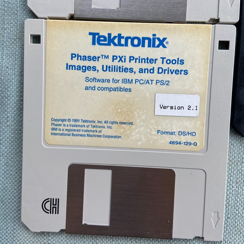 Tektronix Phaser PXi Printer Tools Driver Utilities Windows 3.0 v2.1 1991 1992 gallery