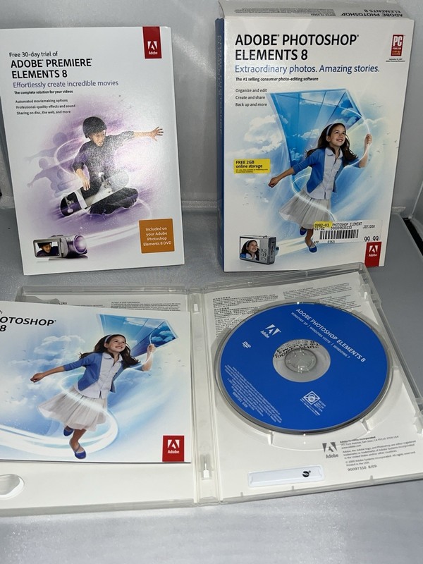 Adob Photo Elements 8 Software Disc Windows gallery