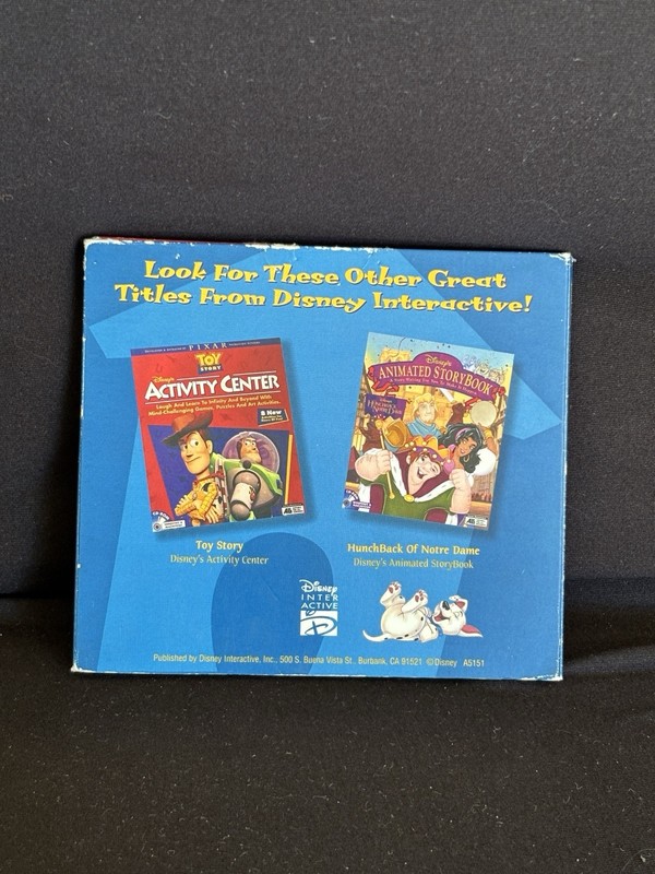 Disney 101 Dalmatians Animated Storybook VTG PC Mac CD-ROM Windows Macintosh 96’ gallery
