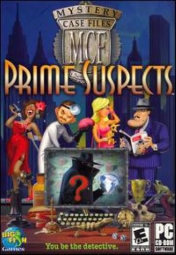 Mystery Case Files: Prime Suspects PC CD stolen gems hidden object picture game!