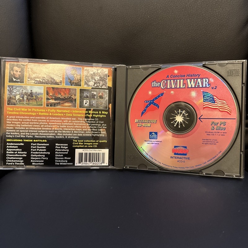 The Civil War: A Concise History - Interactive CD-ROM gallery
