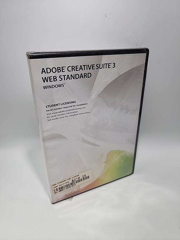 Adobe Creative Suite 3 Web Standard Windows New Sealed