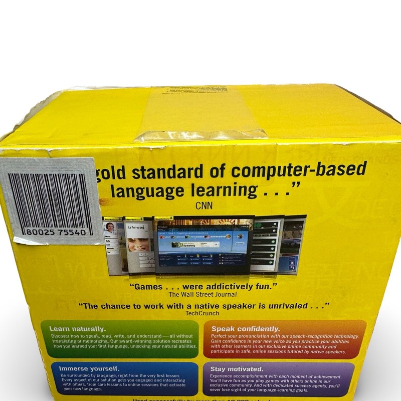 Rosetta Stone Spanish Levels 1-5 Latin America Language Software Open Box gallery