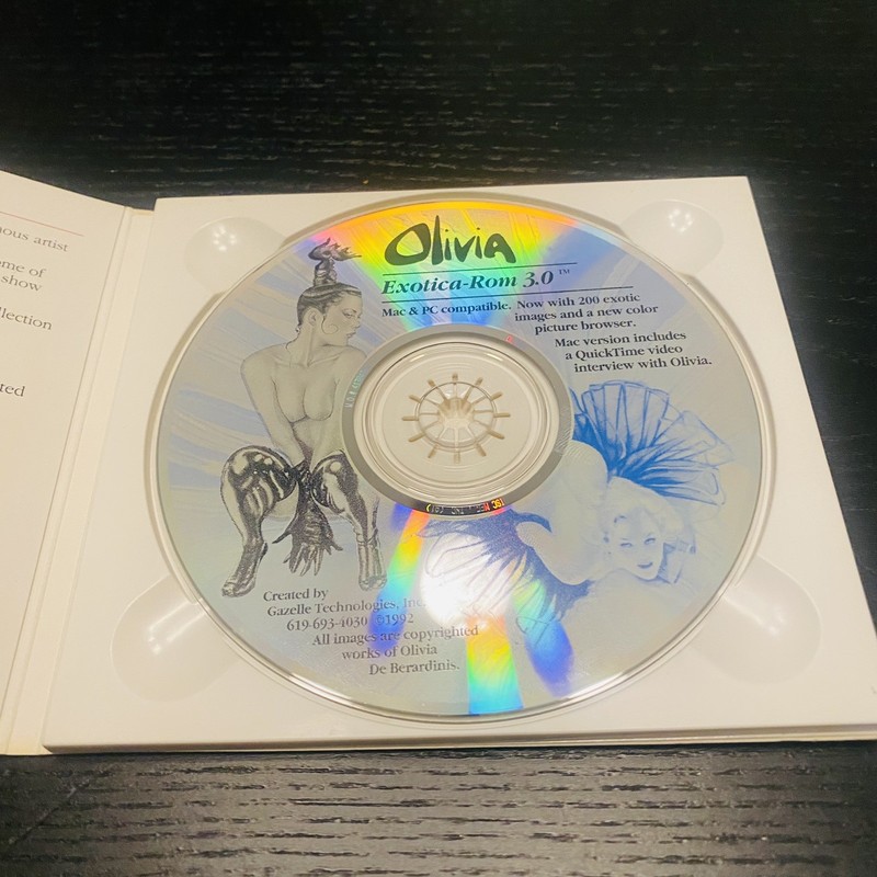 Olivia De Berardinis Macintosh PC CD-Rom Vtg 1992 Slideshow Exotic gallery