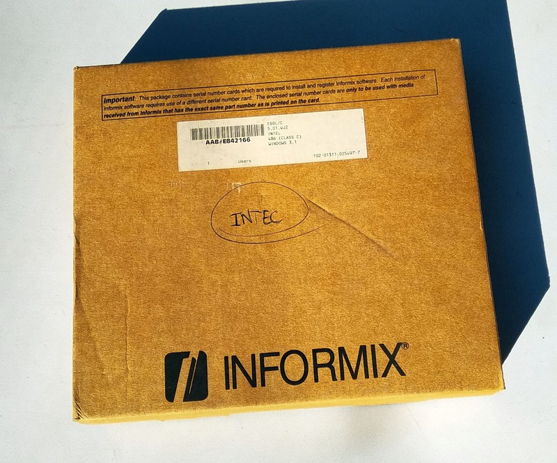 INFORMIX ESQL/C 5.01.WJ2 INTEL 486 (CLASS C) WINDOWS 3.1 + I-NET gallery