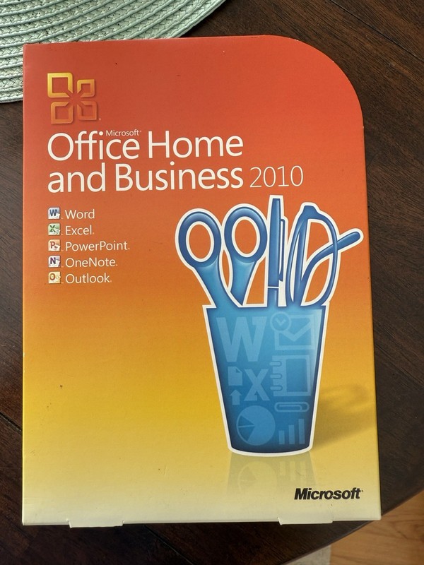 Microsoft Office 2010 Home and Business Licensed-Full Retail Box