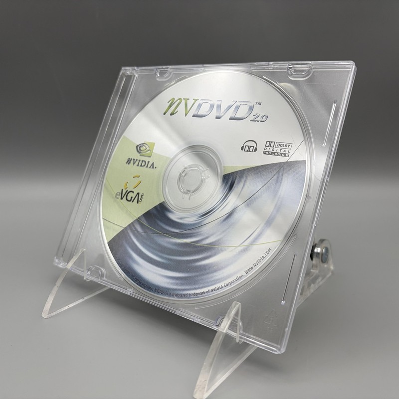 Vintage 2003 NVIDIA NVDVD 2.0 DVD Player Software CD-ROM EVGA Windows PC gallery