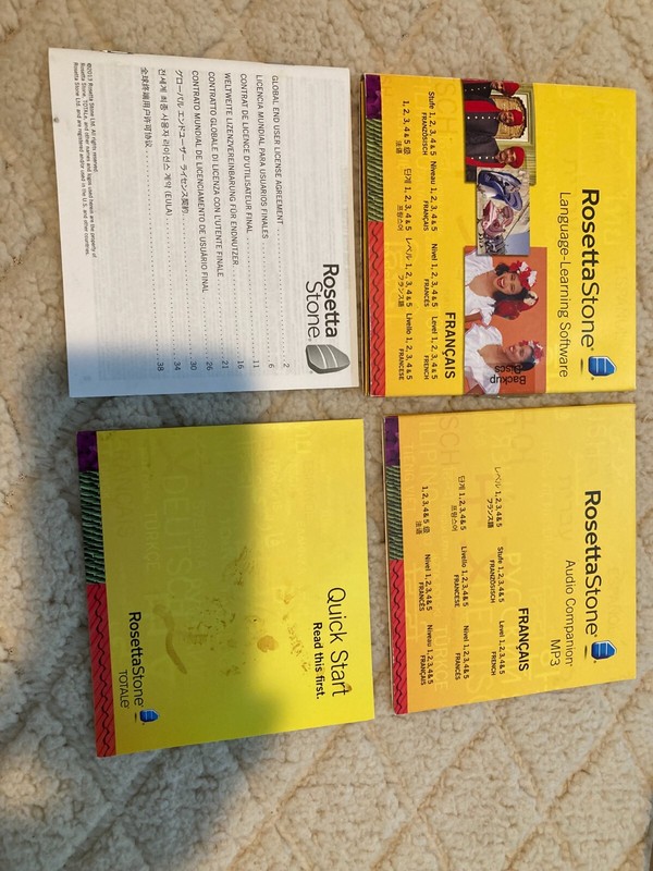 Rosetta Stone Language Learning Software: French Level 1-5 Set for PC, Mac