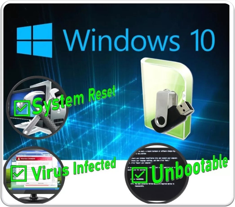 Windows Repair USB Drive – For Non-Boot, Virus Infection, Recovery, Etc.