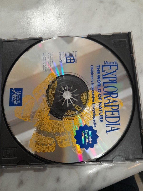 Microsoft Explorapedia Childrens Interactive Encyclo Windows 95 1995 gallery