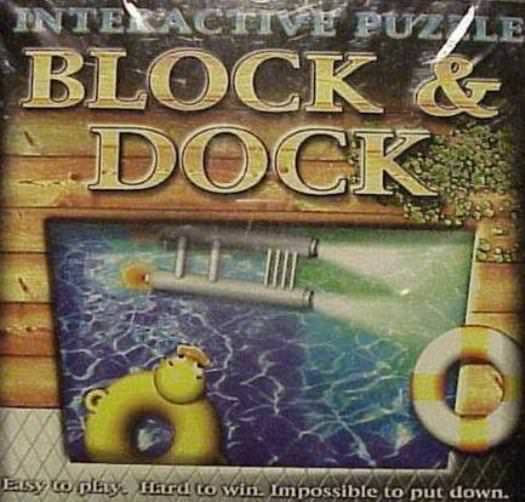Block & Dock PC CD classic top-down strategy moving interactive puzzle game!