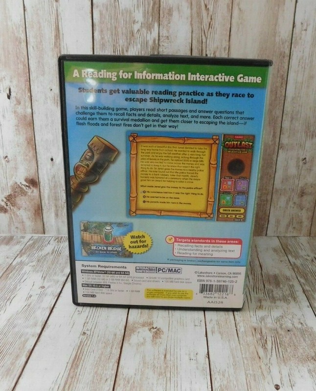 Lakeshore iLakeshore Interactive Whiteboard Software Outlast PC Reading Game gallery