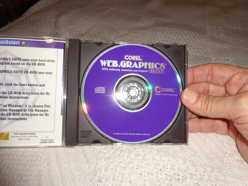 corel web,graphics suite for windows 3.1 nt 95 untested gallery