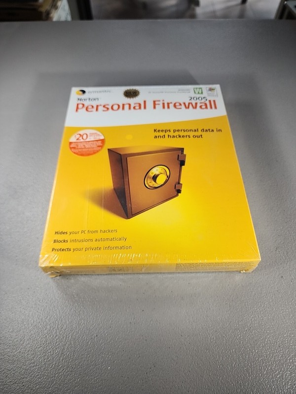 Norton Personal Firewall 2005 Windows New Sealed gallery