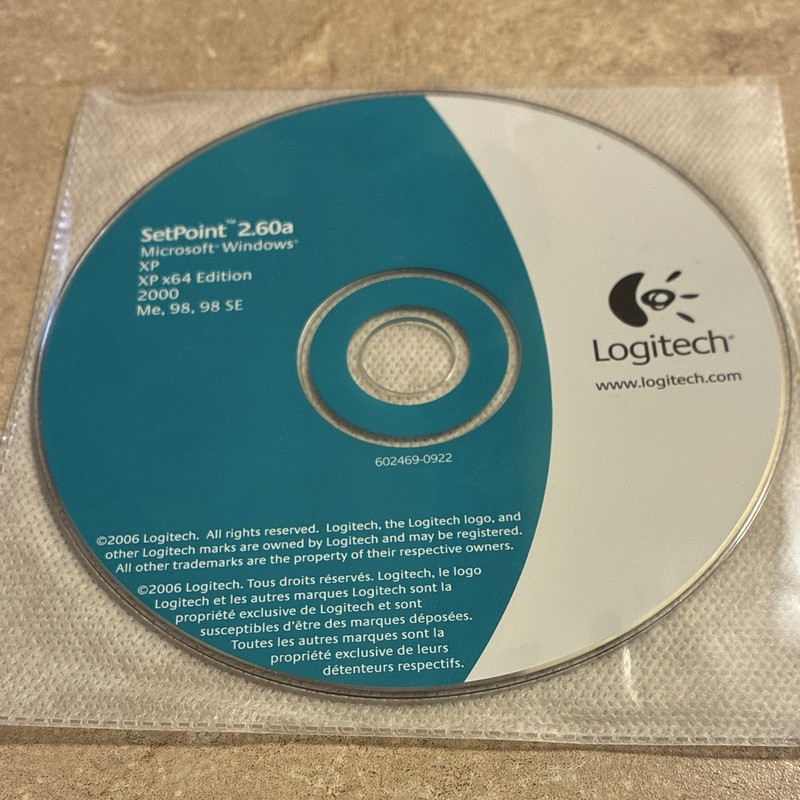 Logitech SetPoint 2.60a Drivers Update CD Win XP x64/XP/2000/Me/98