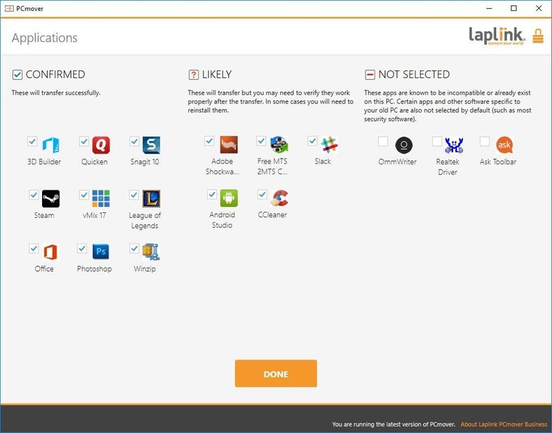 PCmover - Easy Migration of your Applications, Files and Settings from an Old... gallery