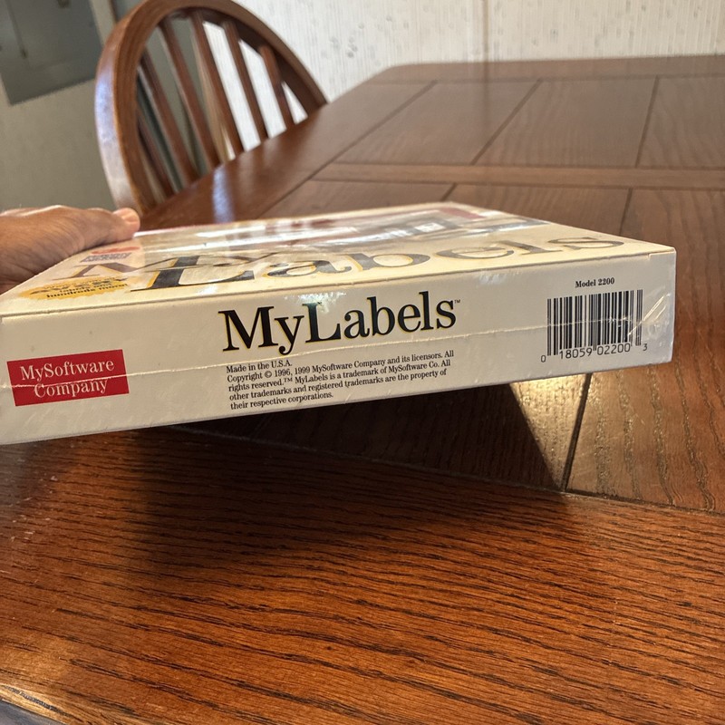 MySoftware Company My Labels CD-Rom For Windows 95 And 3.1 SEALED gallery