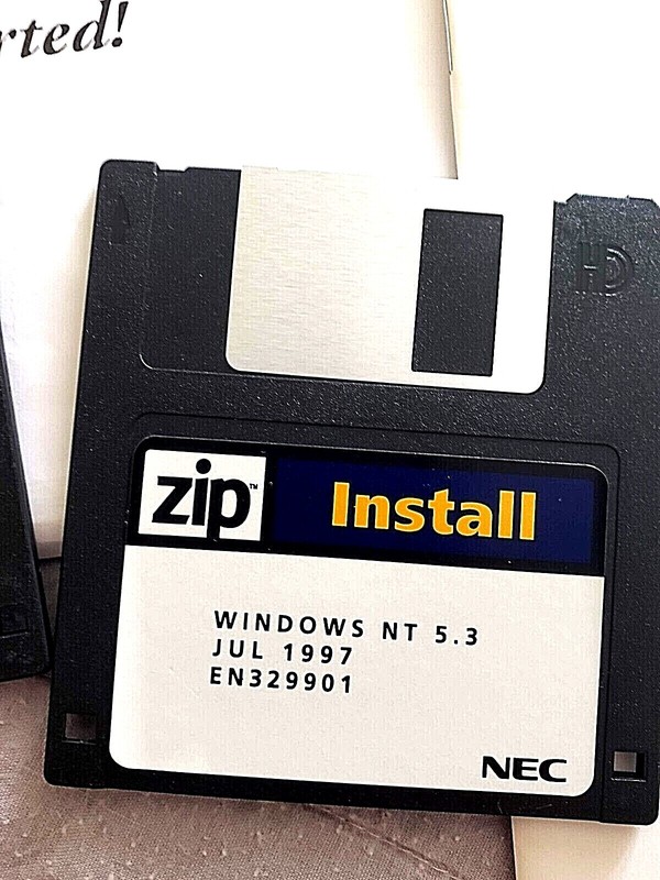 NEC Zip Drive Install Disks Windows NT 5.3 July 1997 & User/Install Guides gallery