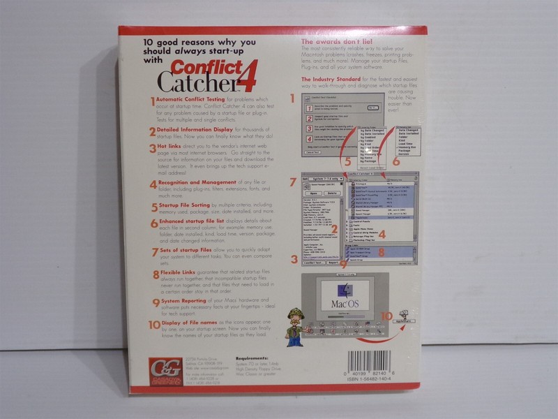 Conflict Catcher 4 for Mac Classic & Greater Macintosh OS New Sealed Box gallery