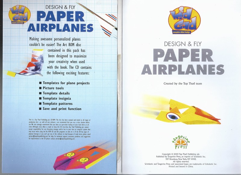 Kid Cad Design And Fly Paper Airplanes CD & Book Computer Aided Design For Kid gallery