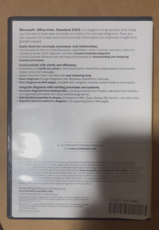Visio Standard 2003 Microsoft Office, Academic Edition w/ Visual Diagrams Graph gallery