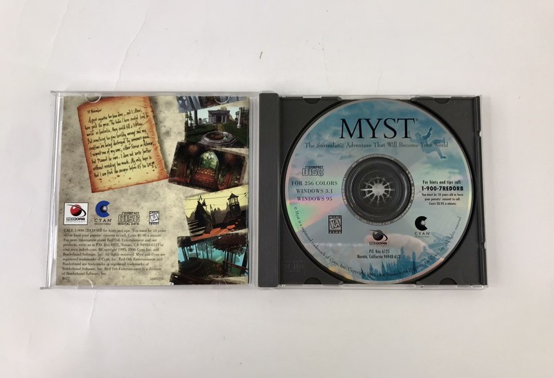 MYST (1996 Windows PC CD-ROM) Includes Jewel Case & Inserts gallery