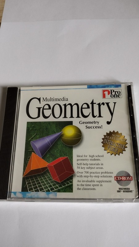 Multimedia Geometry Pro One Software for Windows 95  3.1 or 3.11 Brand New 