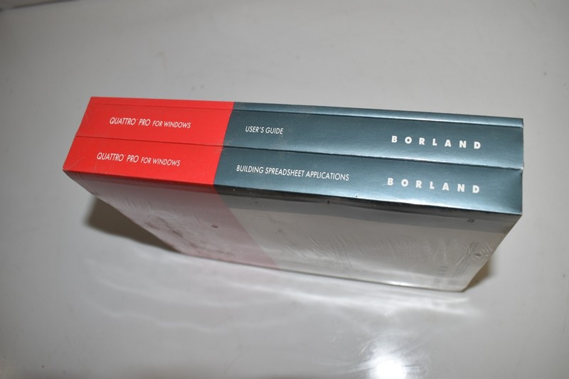 *KB* Borland Quattro Pro For Windows Manuals Lot - New & Sealed (TTC30) gallery