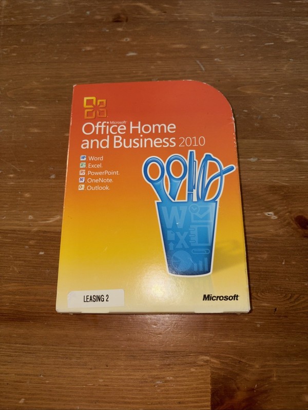 Microsoft Office Home and Business 2010 Full Version for 2 PCs RETAIL GENUINE 