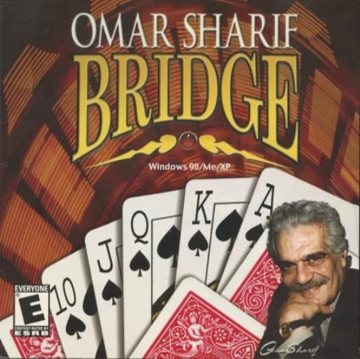 Omar Sharif Bridge PC CD learn from champion rules techniques classic card game!