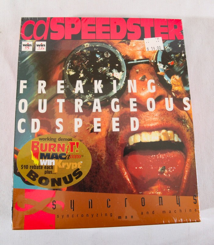 CD Speedster, Syncronys CD-ROM, 1996, Sealed