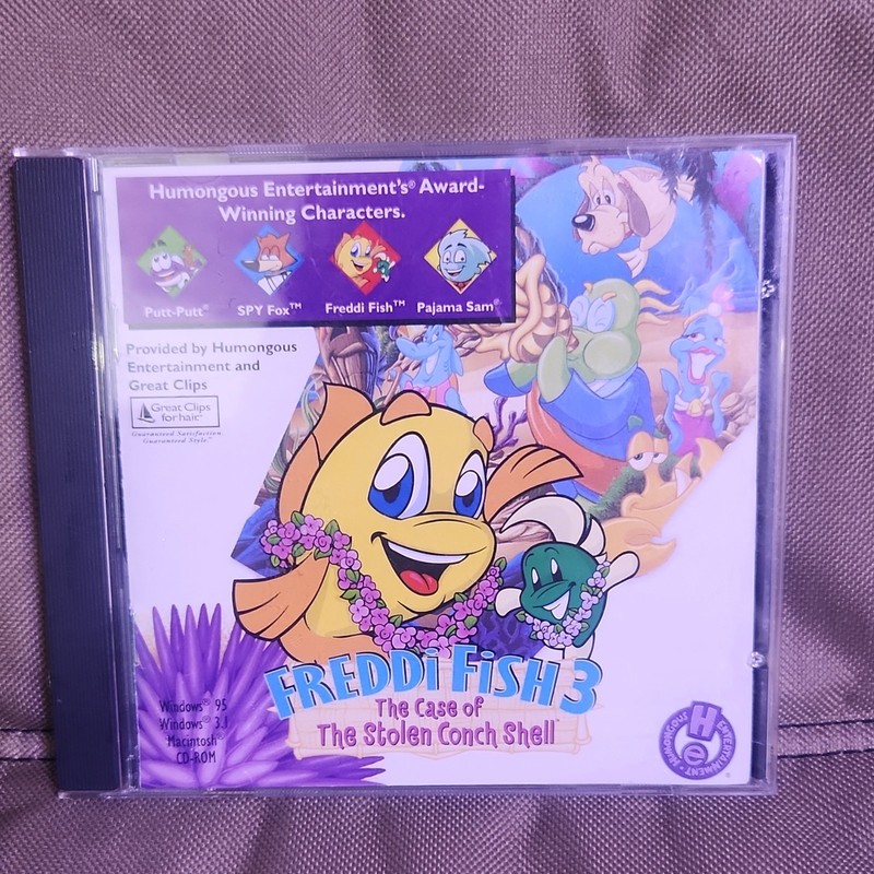 Humongous Entertainment Freddi Fish 3 CD-ROM Windows Macintosh English