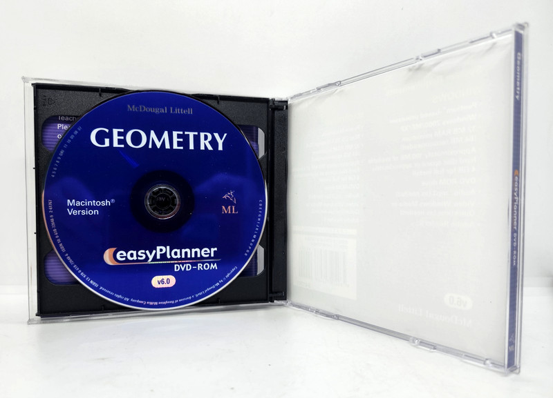 GEOMETRY ~ EASY PLANNER 2-DVD-ROM ~ McDOUGAL LITTELL ~ WINDOWS 2000/ME/XP & MAC gallery