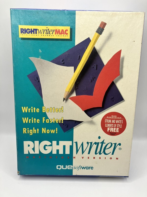 Right Writer Mac Version Intelligent Grammar Checker CIB