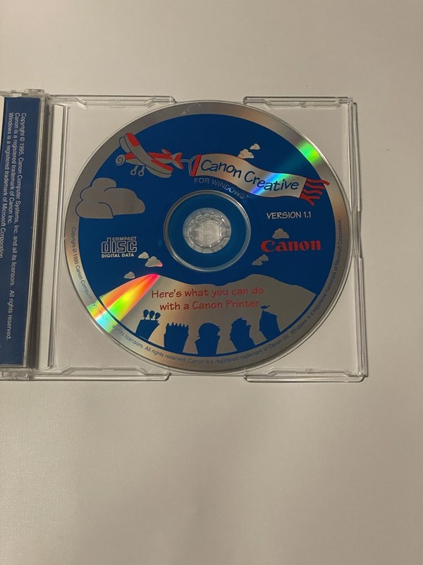 Canon Creative Ver 1.1 CD-ROM + User's Guide (Good Condition) gallery
